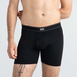 SAXX Vibe Xtra Boxer Brief Black Men's Everyday Underwear 2 Pack M‎ New W/ Tags